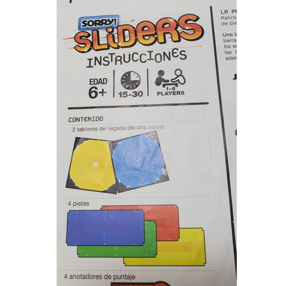 2008 Sorry Sliders Board Game Hasbro Parker Brothers 100% COMPLETE Game!!! - Picture 9 of 10